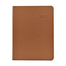 2025 Desk Diary, British Tan