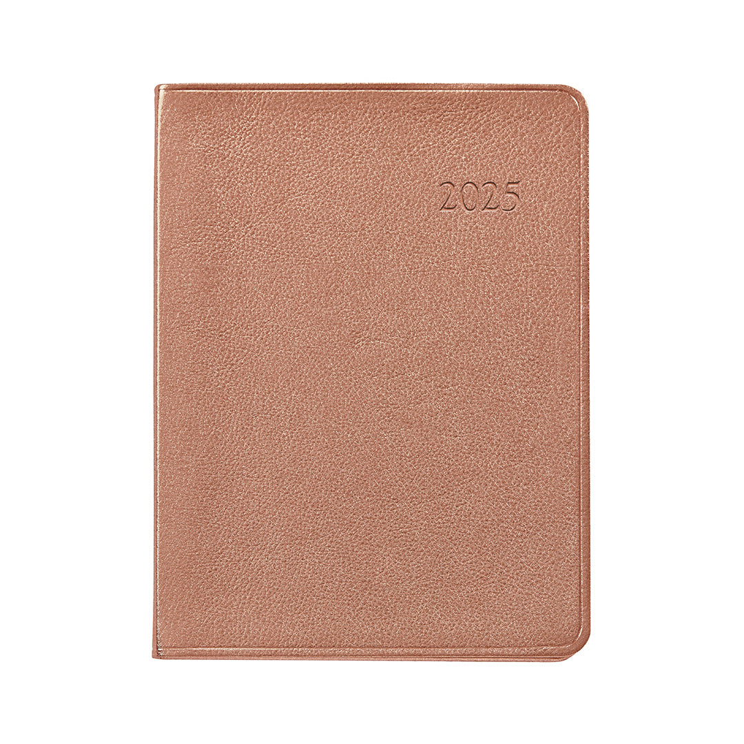 2025 Desk Diary, Rose Gold