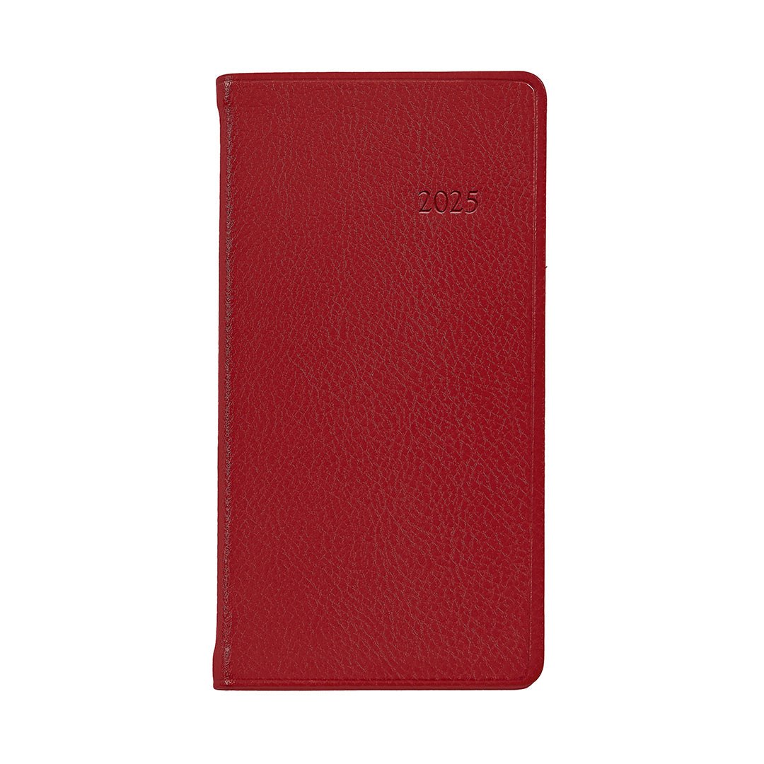 2025 Pocket Diary, Red