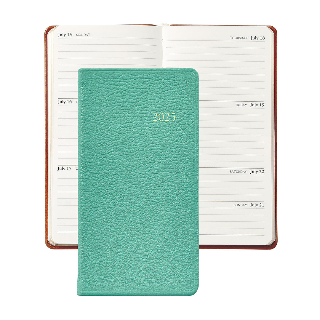 2025 Pocket Diary, Robins Egg Blue