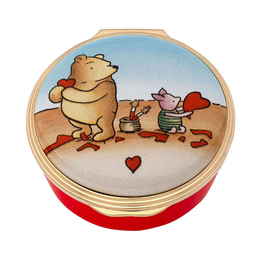 Halcyon Days How Do You Spell Love? Enamel Box
