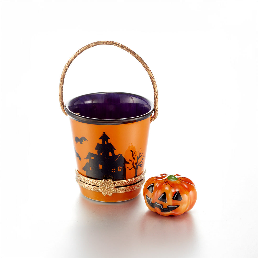 Trick-or-Treat Candy Bucket Limoges