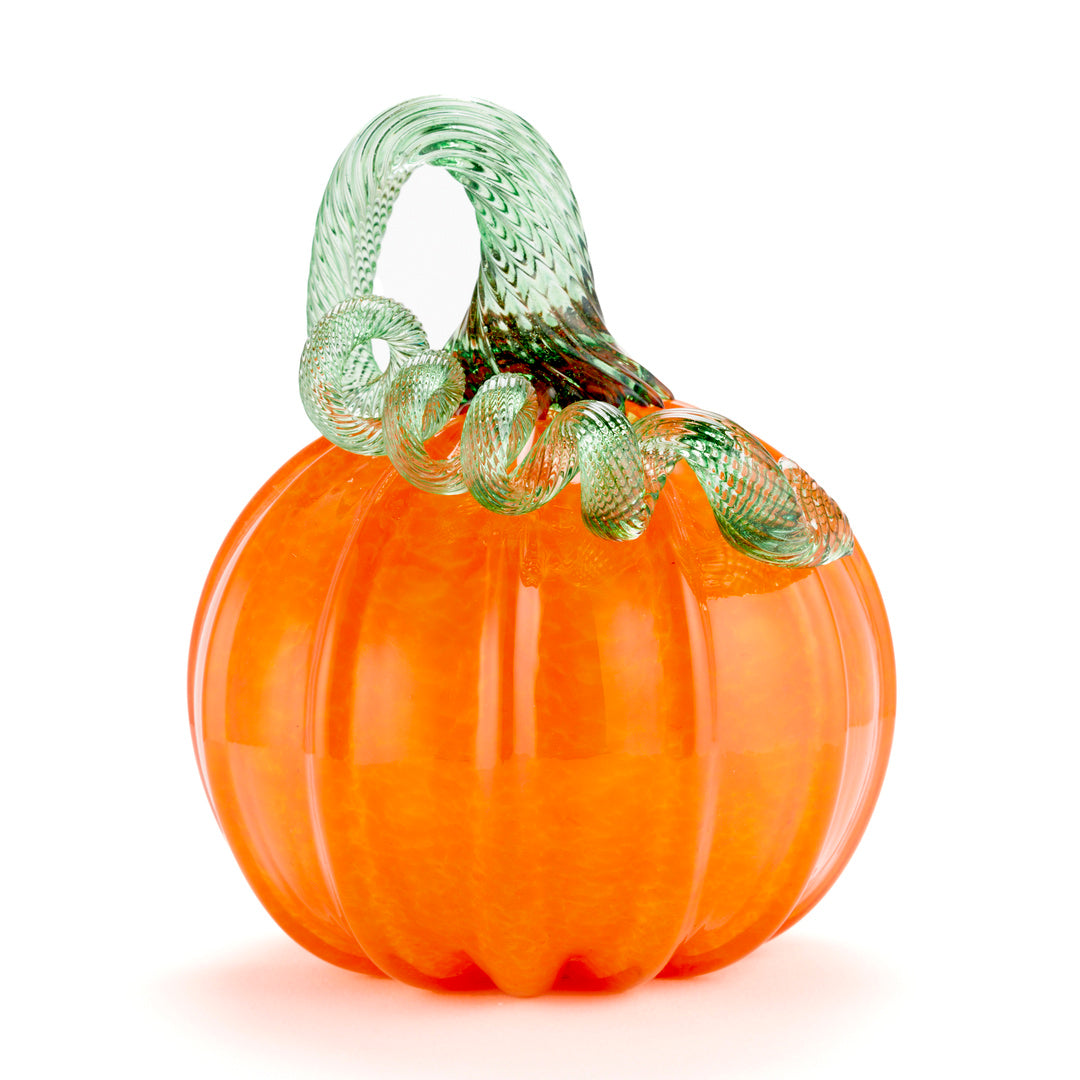 Orange Glass Pumpkin