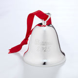 2025 Silver-Plated Christmas Bell Ornament