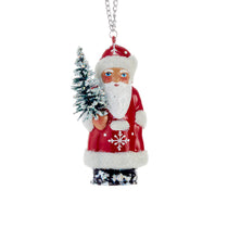 Ino Schaller Snowflake Santa Ornament