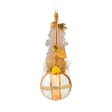 Vintage Postcard Santa Ornament