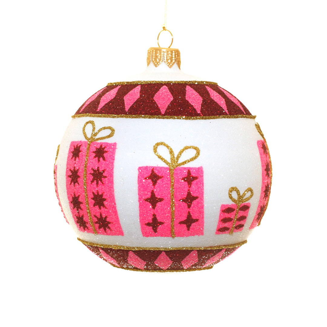 Thomas Glenn Gift Wrap Ball Ornament