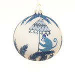 Thomas Glenn Blue Monkey Ball Ornament