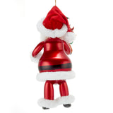 Santa with Baby Reindeer Ornament