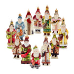 Vaillancourt 12 Days of Christmas Santas Ornament Set