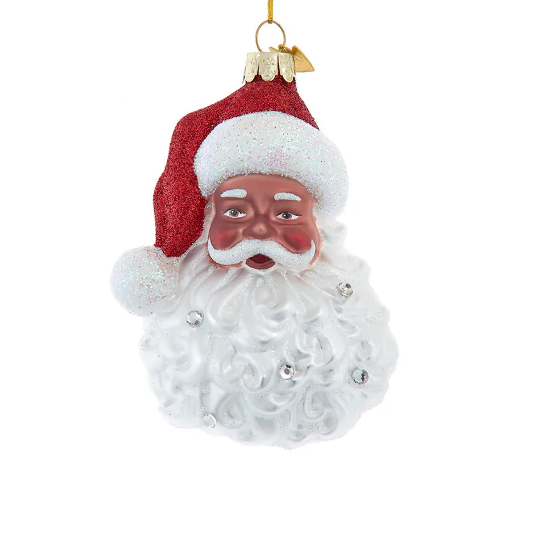 Shimmering Santa Ornament