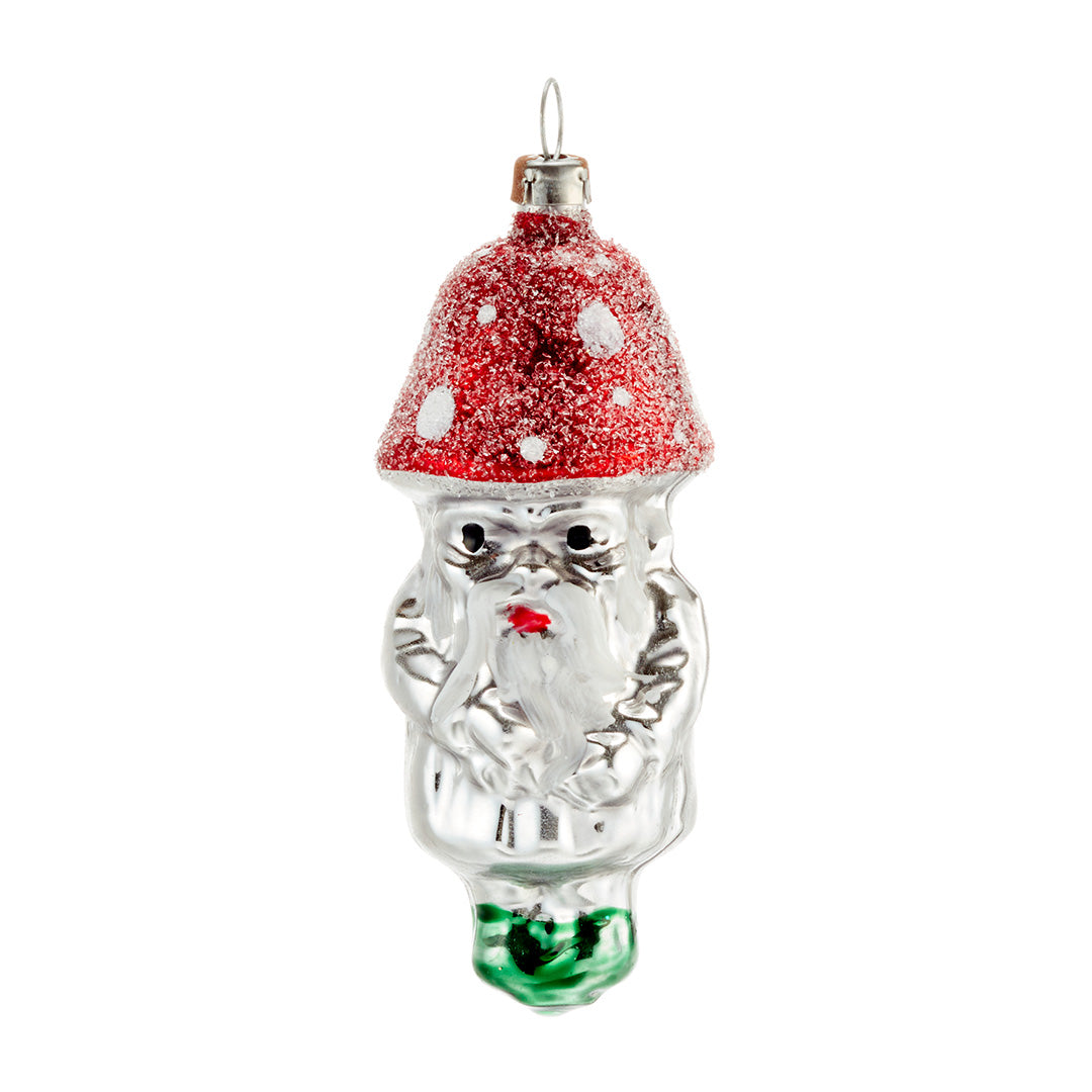 Mushroom Gnome Ornament