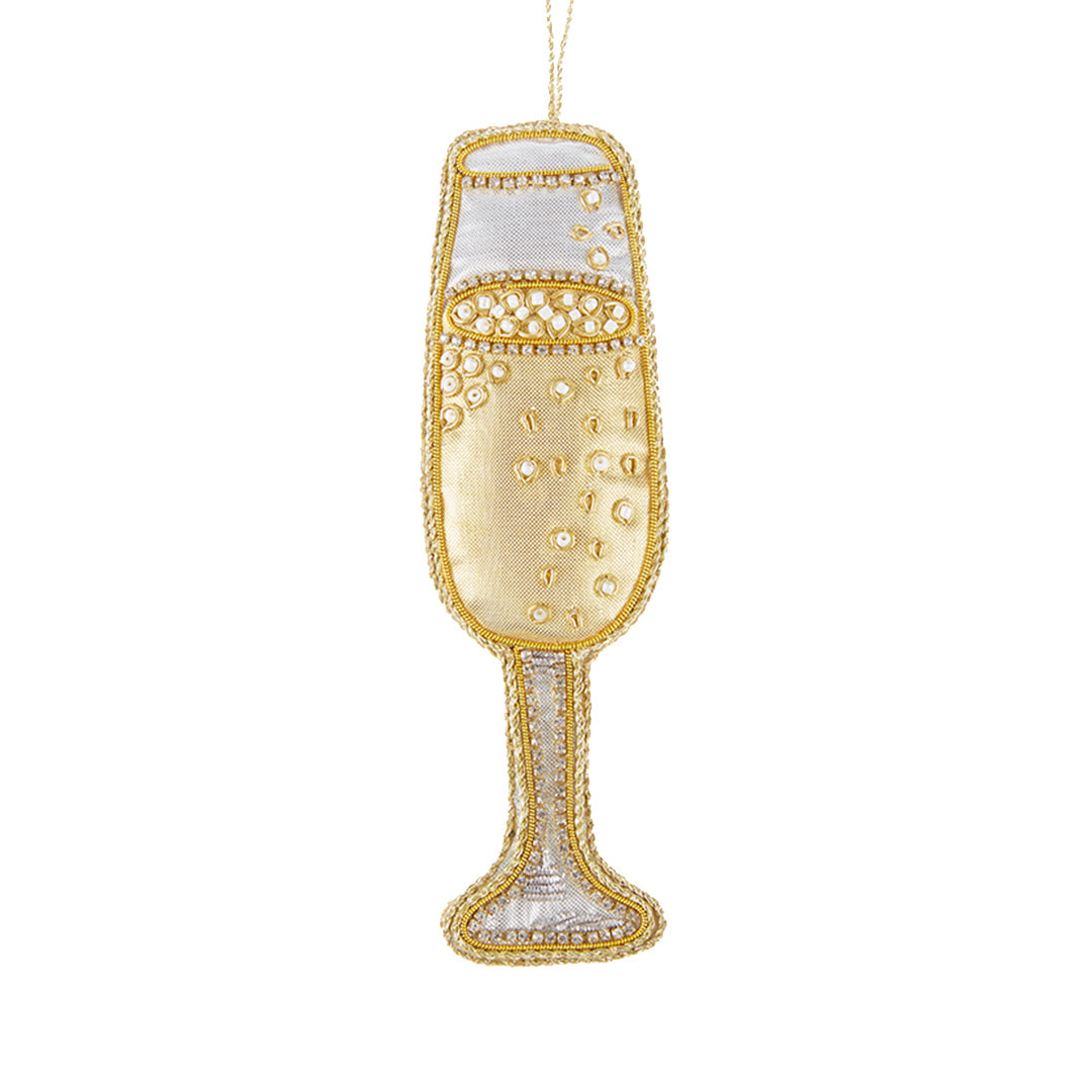Champagne Glass Ornament