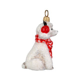 Winter Poodle Ornament
