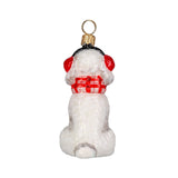 Winter Poodle Ornament