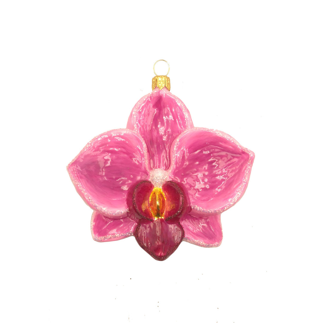 Pink Orchid Ornament