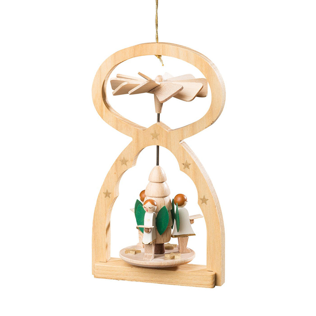 Pyramid with Angels Ornament