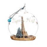 Cody Foster Eiffel Tower Globe Ornament