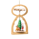 Pyramid with Santa Ornament