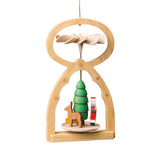 Pyramid with Santa Ornament