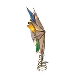 Pre-Lit Multicolor Capiz Shell Star Tree Topper