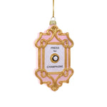 Cody Foster Champagne Button Ornament