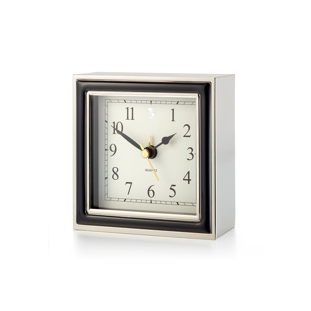 Black Enamel Clock