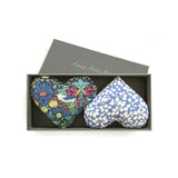 Lavender Heart Sachets, Set of 2 Blue