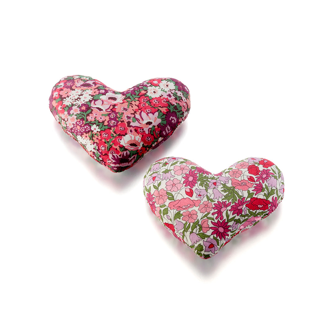Lavender Heart Sachets, Set of 2 Pink