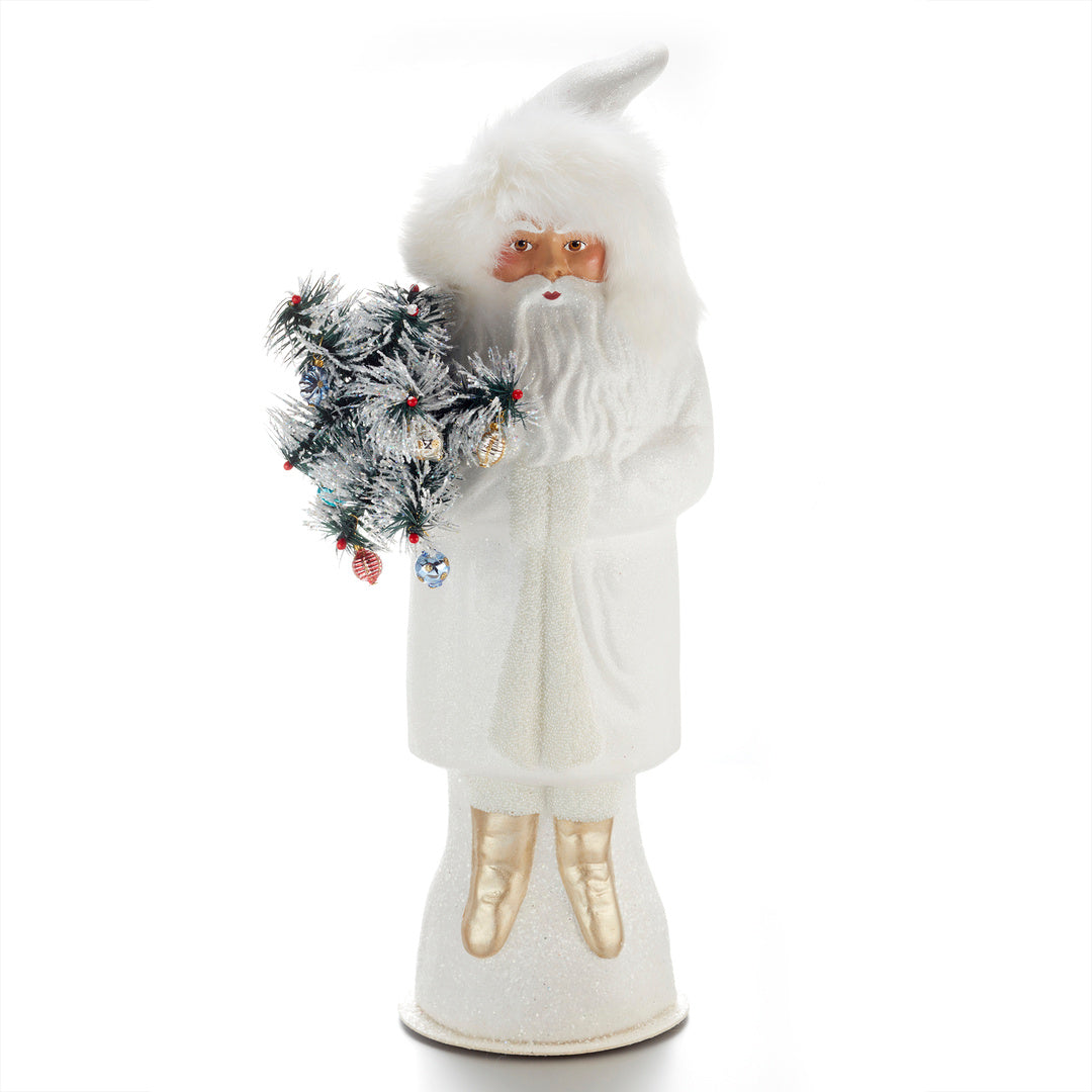 Ino Schaller Winter White Santa with Tree