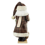 Santa with Steiff Bear Nutcracker