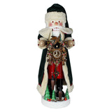 Steinbach Santa with Cuckoo Clock Nutcracker, 39"