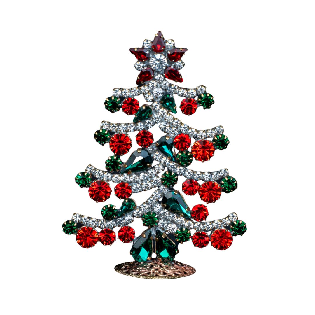 Petite Red & Green Holiday Tree