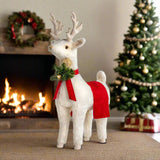 White Reindeer Footrest