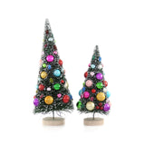 Cody Foster Holiday Bottlebrush Trees, Set of 2