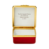 Star Spangled Banner Enamel Box