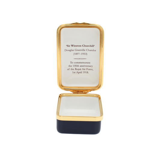 Churchill Portrait Enamel Box