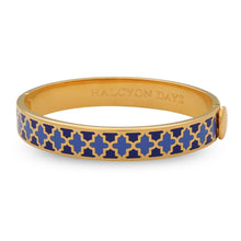 Halcyon Days Agama Cobalt & Bluebell Hinged Bangle