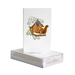 Paula Skene Squirrel & Birdhouse Mini Note Cards, Set of 8