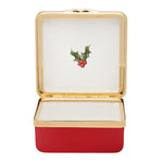Halcyon Days Waiting for Christmas Enamel Box