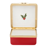 Halcyon Days Waiting for Christmas Enamel Box