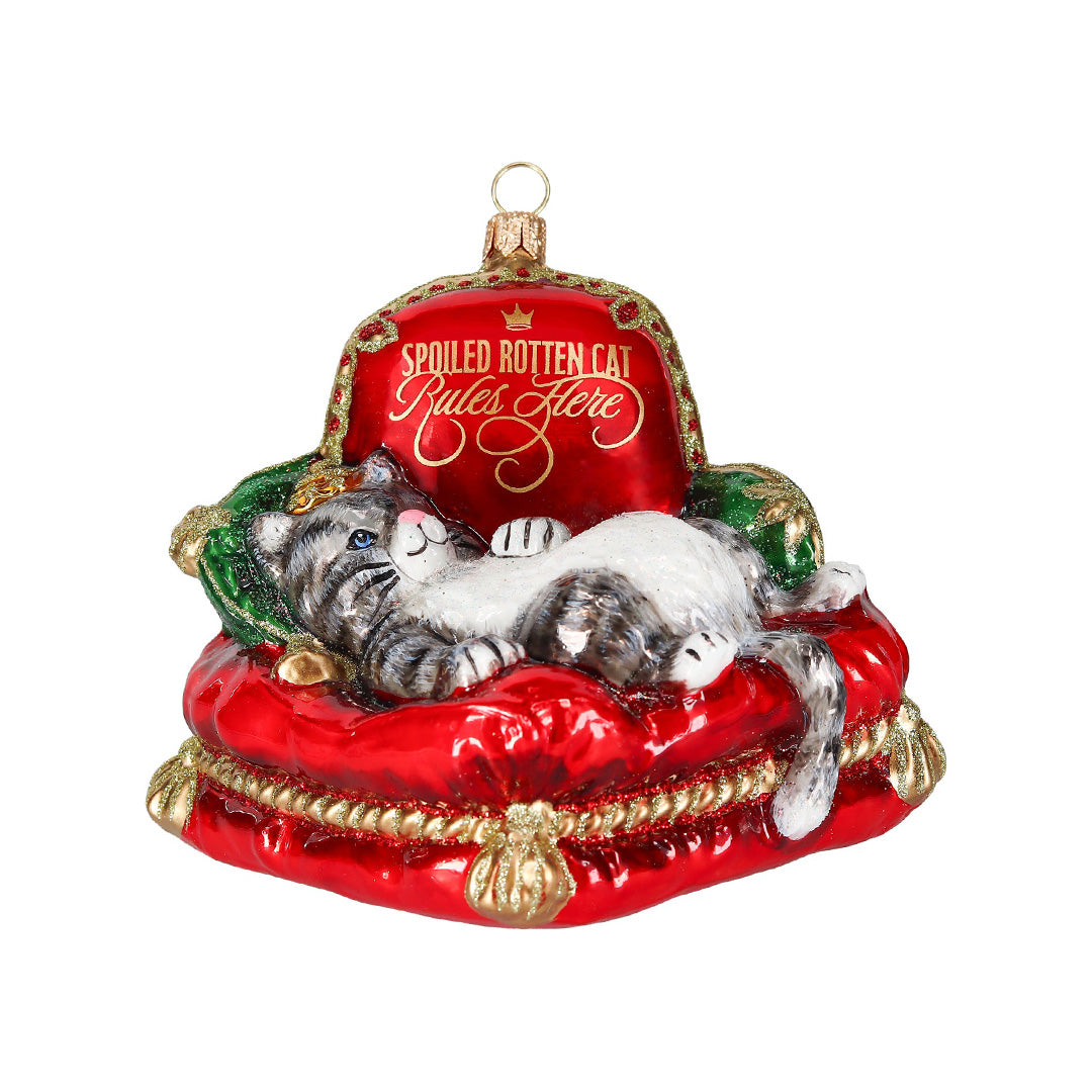 Spoiled Rotten Cat Ornament