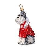 Schnauzer in Winter Coat Ornament