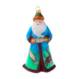 Fly Fishing Santa Ornament