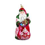 Bratislava Folk Art Santa Ornament
