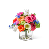 Ranunculus, Lilac & Delphinium