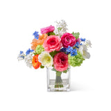 Ranunculus, Lilac & Delphinium