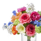 Ranunculus, Lilac & Delphinium