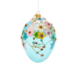 Spring Floral Cascade Egg Ornament