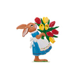 Bunny with Tulips